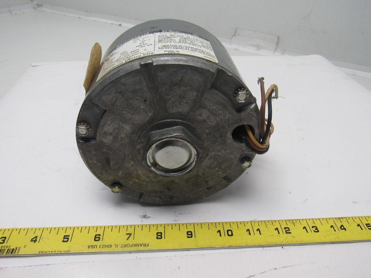 Westinghouse 323P 429 1/6HP 1PH 220/240V 1140RPM Electric Motor