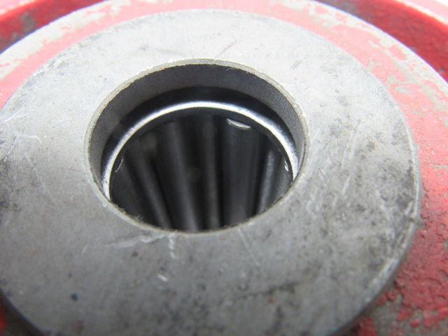 6" Cast Iron V Groove Caster Wheel W/Bearing 1" ID 3-1/2" Bearing Width