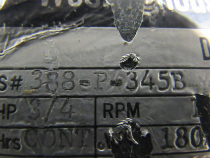 Westinghouse 388-P-345B 3/4HP 180VDC Permanent Magnet Electric Motor