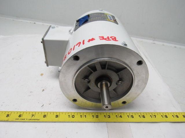Leeson Electric C6T17VC1J 3/4 HP 3PH 1725RPM Electric WashGuard Motor