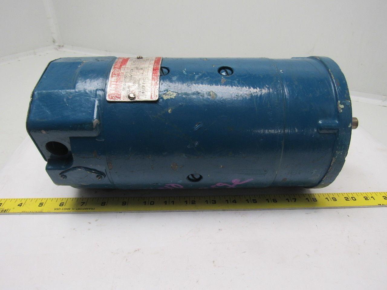 General Electric 5BCD56RB228 3/4 HP 180VDC 1725RPM Electric  Motor