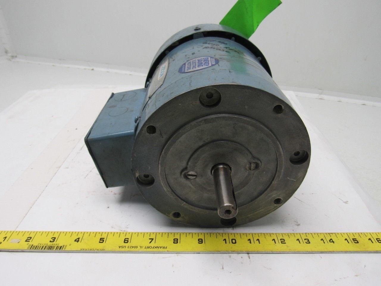 Leeson Electric C6T34FC6A 1 HP 3PH 208-230/460V 3450RPM Electric Motor