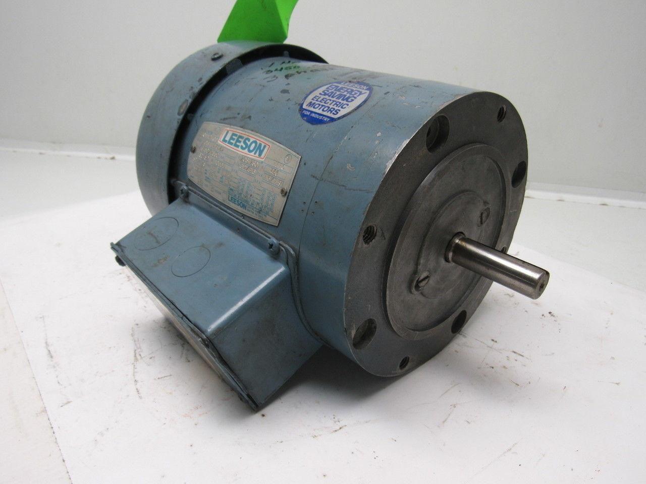 Leeson Electric C6T34FC6A 1 HP 3PH 208-230/460V 3450RPM Electric Motor