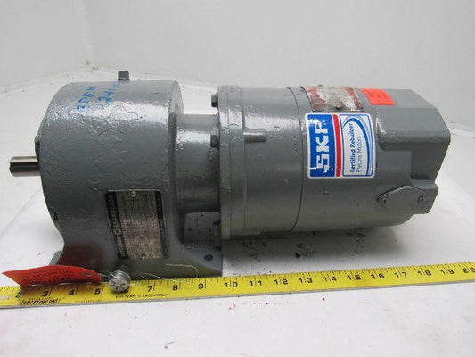 Paterson NC219NC1AG00A06 25.44:1 Ratio Gearmotor 115VDC 1725RPM IN 67RPM OUT