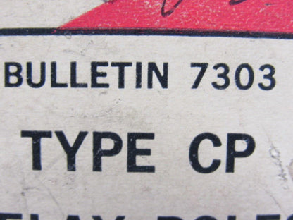 Clark Cat. #RNC Bulletin 7303 Type CP Relay Pole (N.C.) Lot of 5