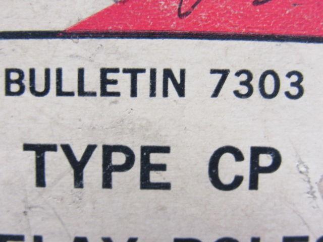 Clark Cat. #RNC Bulletin 7303 Type CP Relay Pole (N.C.) Lot of 5