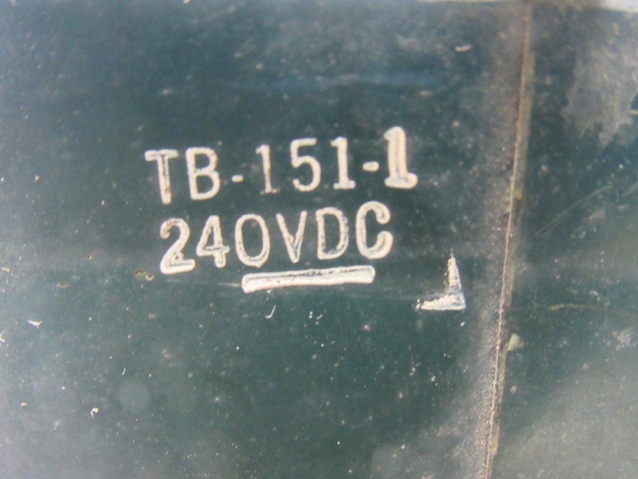 Commander TB-151-1 240VDC Coil