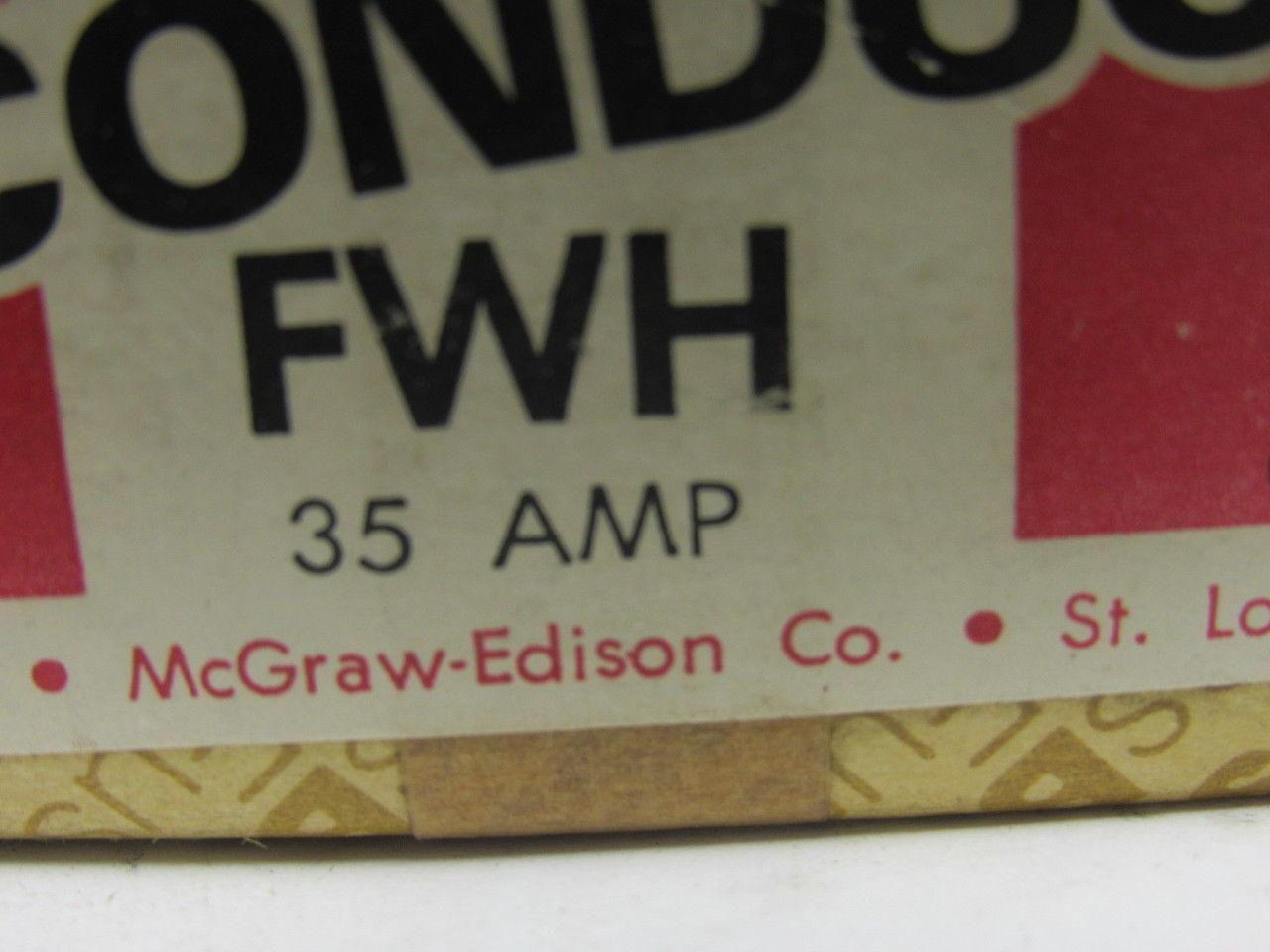 Buss Bussman FWH-35 Semiconductor Fuse 35A 500V Lot of 3