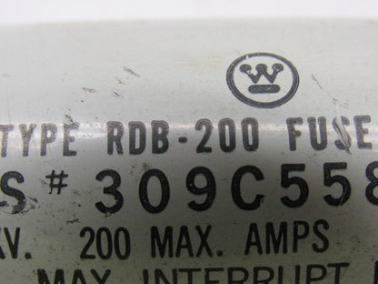 Westinghouse Type RDB-200 8.25 KV 200A Max. 50/60Hz Fuse Holder