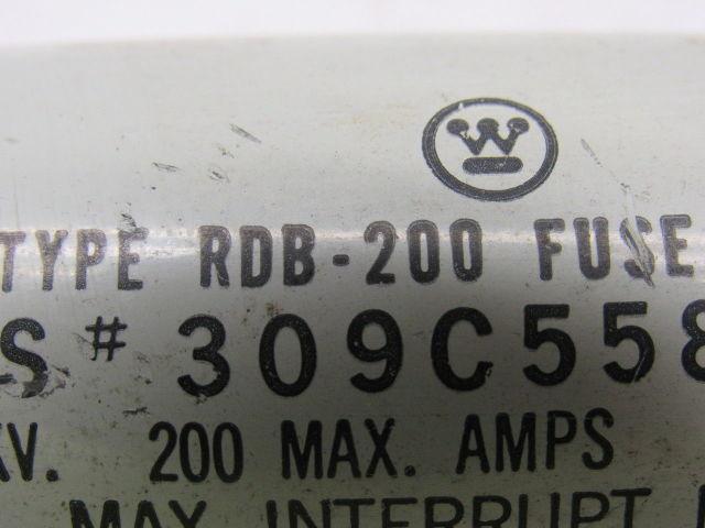 Westinghouse Type RDB-200 8.25 KV 200A Max. 50/60Hz Fuse Holder