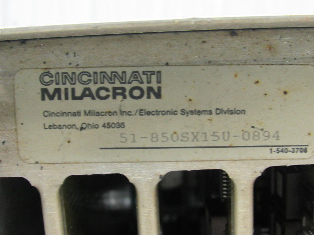 Cincinnati Milacron Acramatic 850SX Controller From a Sabre CNC