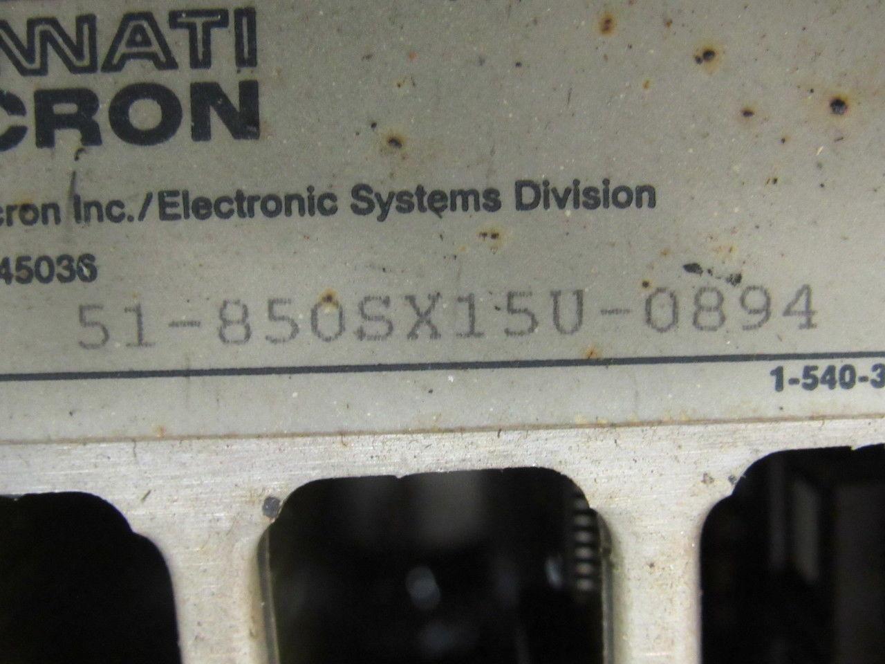Cincinnati Milacron Acramatic 850SX Controller From a Sabre CNC