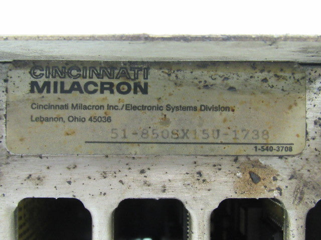 Cincinnati Milacron 51-850SX15U-1738 Acramatic 850SX Controller From a Sabre CNC