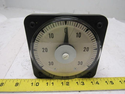 Yokogawa / GE Type DB-40 Analog DC Ammeter 30-0-30 Scale 250-0-250uA DC Range