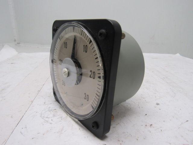 Yokogawa / GE Type DB-40 Analog DC Ammeter 30-0-30 Scale 250-0-250uA DC Range