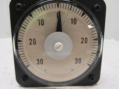 Yokogawa / GE Type DB-40 Analog DC Ammeter 30-0-30 Scale 250-0-250uA DC Range