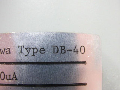 Yokogawa/GE Type DB-40  DC Ammeter 40-0-20 Lower/Raise Scale 250-0-250uA Range