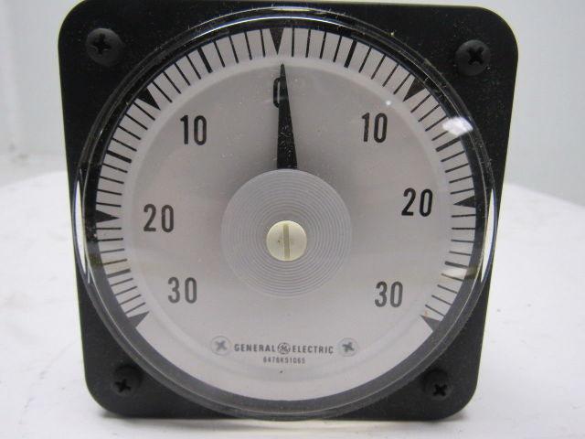 Yokogawa/GE Type DB-18 DC Ammeter 40-0-20 Lower/Raise Scale 250-0-250uA Range