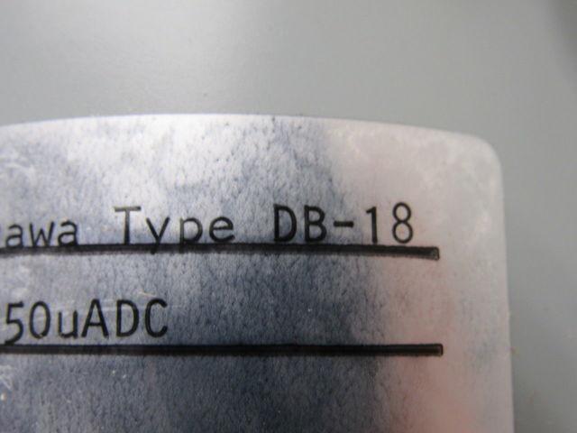 Yokogawa/GE Type DB-18 DC Ammeter 40-0-20 Lower/Raise Scale 250-0-250uA Range