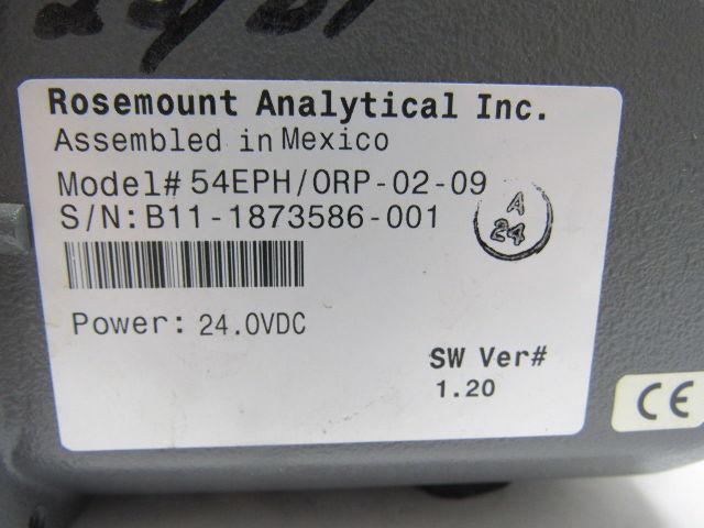 Rosemount 54EPH/ORP-02-09 Analyzer Controller 24VDC