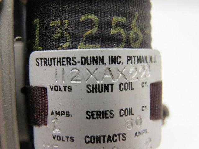 Struthers Dunn 112XAX229 Dunco Relay 115V 1A 60HZ AC Contacts