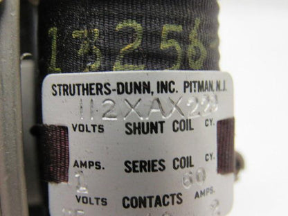 Struthers Dunn 112XAX229 Dunco Relay 115V 1A 60HZ AC Contacts