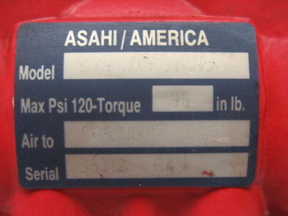 Asahi/America B79M2PFSW115A 1" Valve Pneumatic Actuator Assembly Spring Return