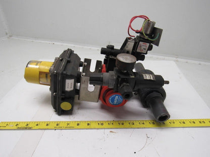 Asahi/America B79M2PFSW115A 1" Valve Pneumatic Actuator Assembly Spring Return
