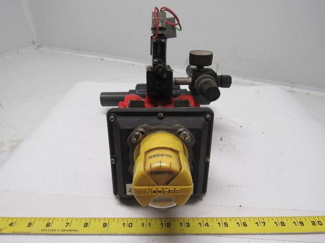 Asahi/America B79M2PFSW115A 1" Valve Pneumatic Actuator Assembly Spring Return