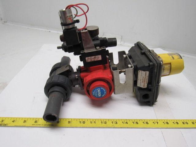Asahi/America B79M2PFSW115A 1" Valve Pneumatic Actuator Assembly Spring Return