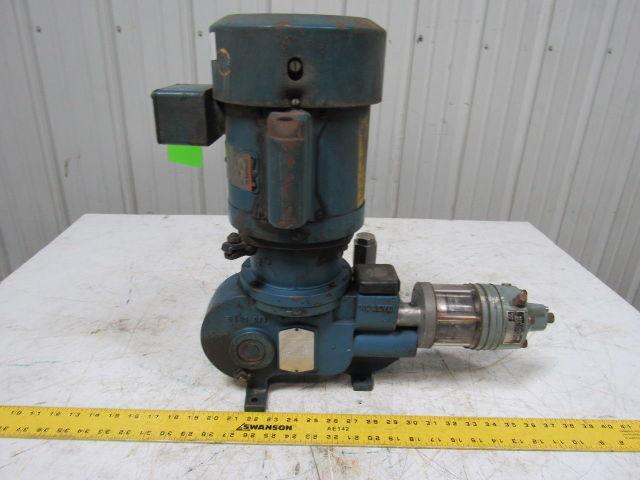 Milton Roy FR-121-117 Controlled Volume Pump 5.1GPH @ 925PSI 1/4HP 1PH 115/230V