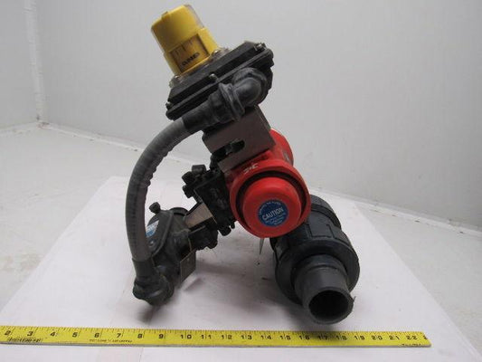 Ashi/America 2" Valve Pneumatic Actuator Assembly Spring Return