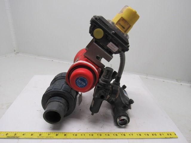 Ashi/America 2" Valve Pneumatic Actuator Assembly Spring Return