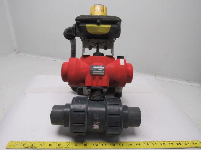 Ashi/America 2" Valve Pneumatic Actuator Assembly Spring Return