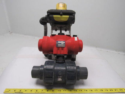 Ashi/America 2" Valve Pneumatic Actuator Assembly Spring Return