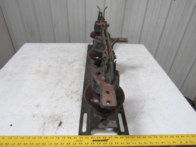 Westinghouse Large Vintage Double Throw Knife Switch Steam Punk Wall Hanger