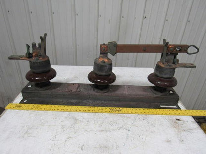 Westinghouse Large Vintage Double Throw Knife Switch Steam Punk Wall Hanger