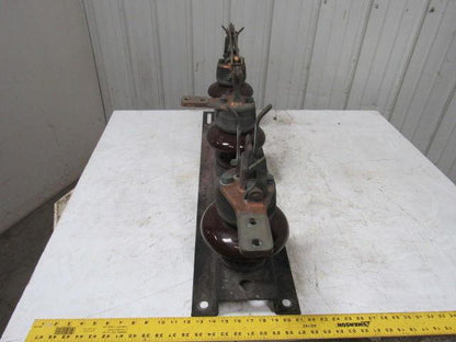 Westinghouse Large Vintage Double Throw Knife Switch Steam Punk Wall Hanger