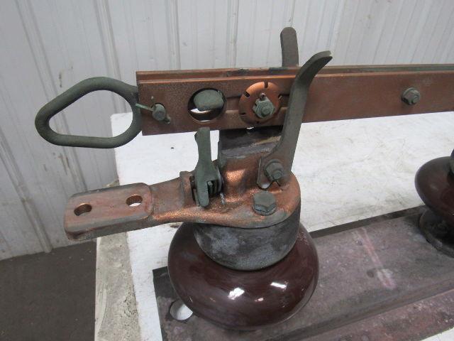 Westinghouse Large Vintage Double Throw Knife Switch Steam Punk Wall Hanger