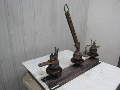 Westinghouse Large Vintage Double Throw Knife Switch Steam Punk Wall Hanger