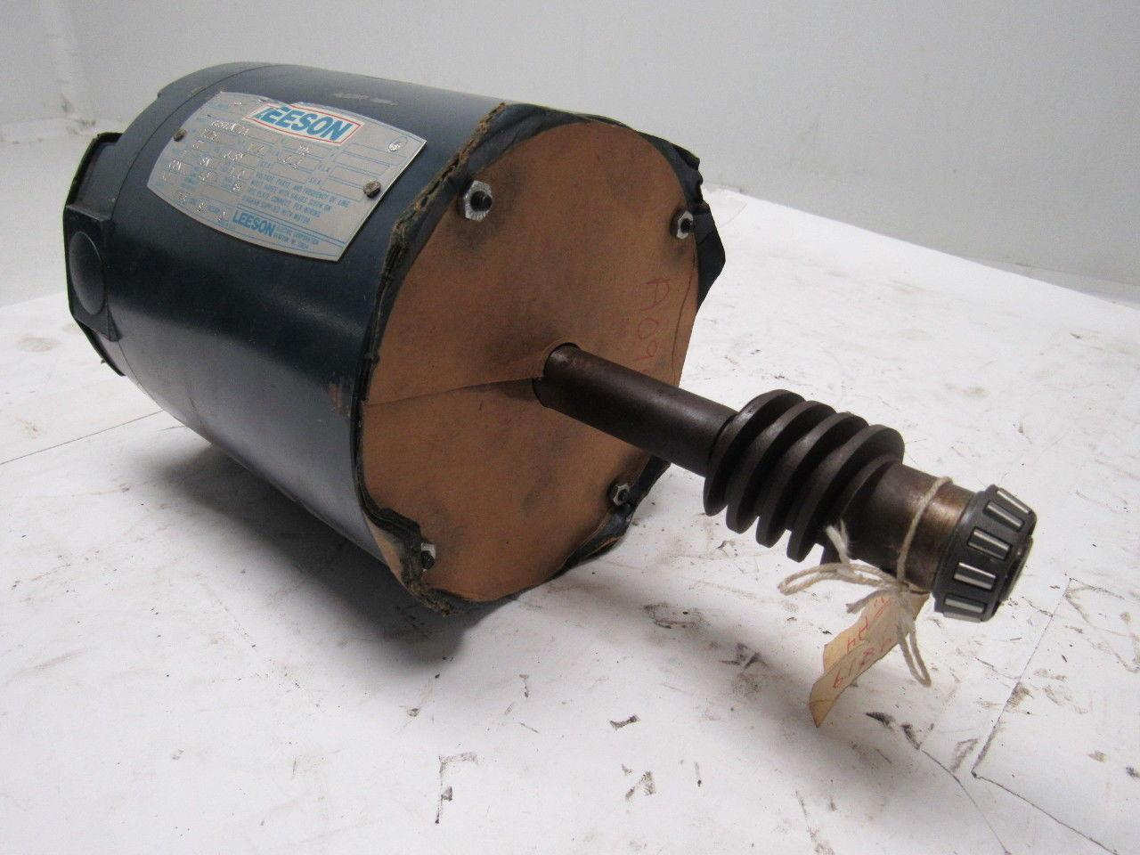 Leeson Electric C4S17NZ1A 1/3HP 1PH 115/230V 1725RPM Electric Motor