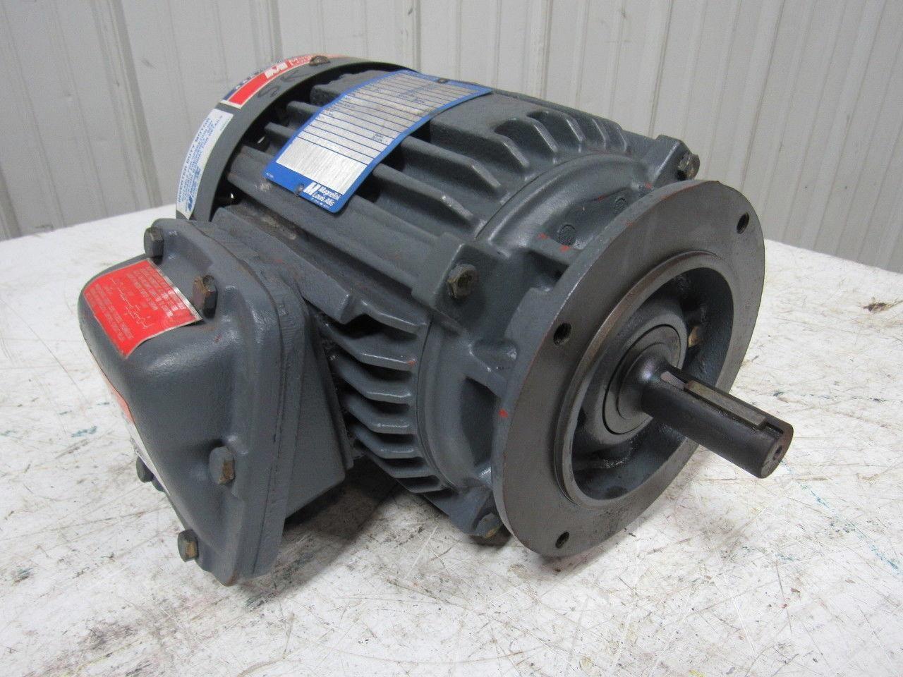 Magnetek Louis Allis 6-963179-40 .167/1HP 230/460V 3PH 1765RPM Electric Motor