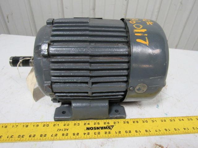 Louis Allis 3M33370002 5HP 3Ph 1740 RPM 230/460V Electric Motor 184T Frame