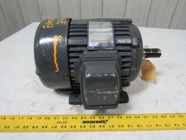 Louis Allis 3M33370002 5HP 3Ph 1740 RPM 230/460V Electric Motor 184T Frame