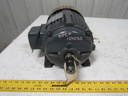 Louis Allis 3M33370002 5HP 3Ph 1740 RPM 230/460V Electric Motor 184T Frame