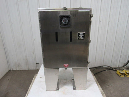 Hoffman A-30H2412SS6LP 30"x24"x12" Stainless Steel Electrical Enclosure Footed