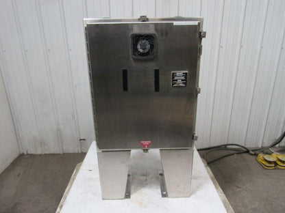 Hoffman A-30H2412SS6LP 30"x24"x12" Stainless Steel Electrical Enclosure Footed