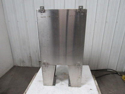 Hoffman A-30H2412SS6LP 30"x24"x12" Stainless Steel Electrical Enclosure Footed
