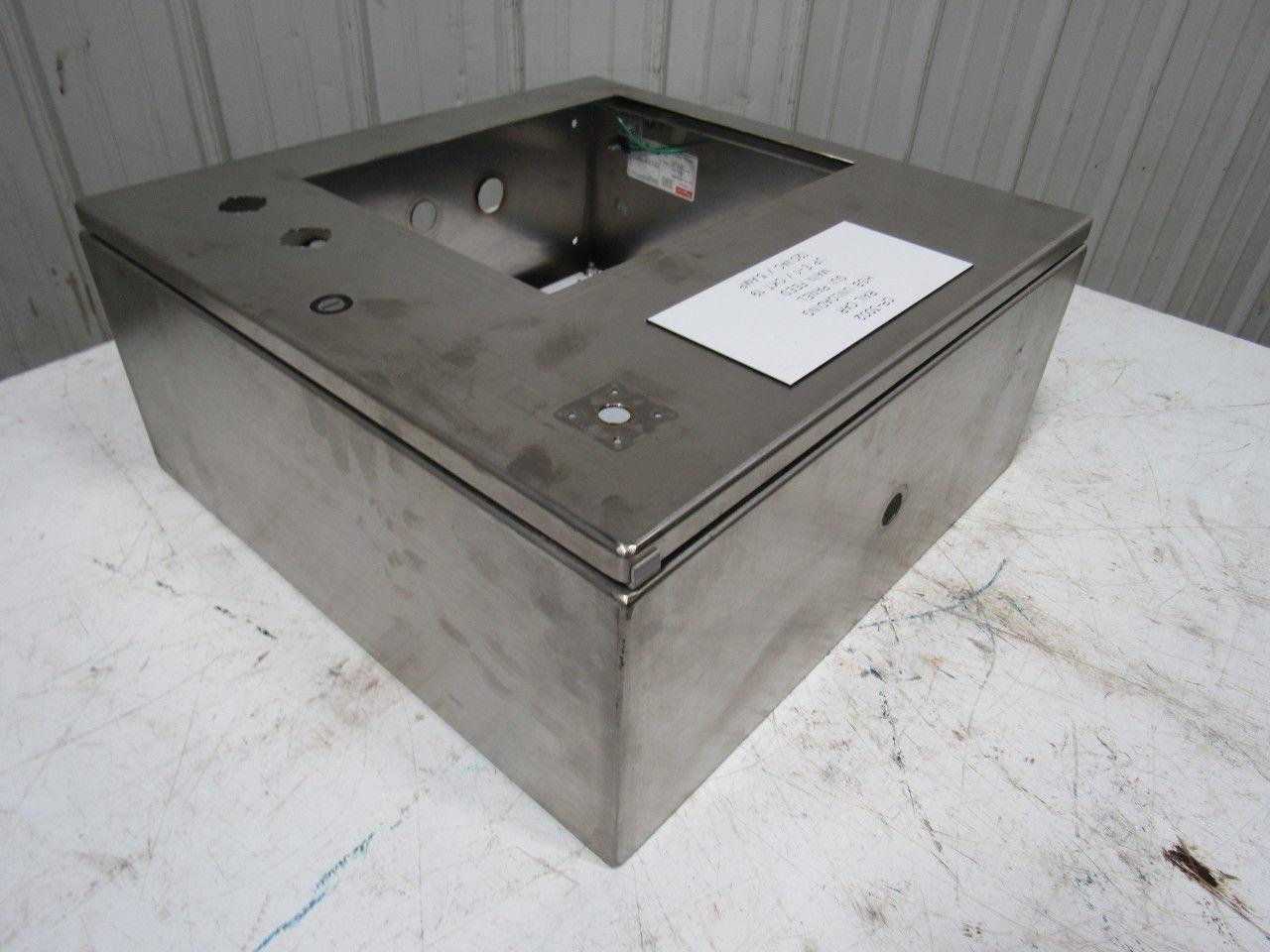 Hoffman CSD20208SS 20x20x8" Stainless Steel Electrical Enclosure W/Backplate