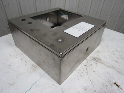 Hoffman CSD20208SS 20x20x8" Stainless Steel Electrical Enclosure W/Backplate